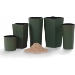 Siena Garden Pflanzgefäß Eco Lens Grün Ø 25x25,5 Cm -Günstiges Heissner Geschäft 8629206 1346 4