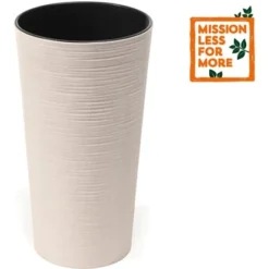 Siena Garden Pflanzgefäß Eco Locon Weiß Ø 25x46,5 Cm