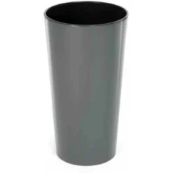 Siena Garden Pflanzgefäß Modern Lille Anthrazit Ø 30x57,0 Cm