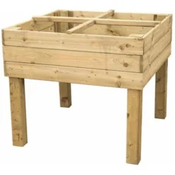 Siena Garden Gartenbeet Emma Natur 70x80x80 Cm