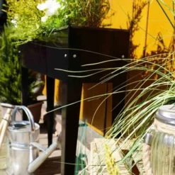 Siena Garden Hochbeet Slim Anthrazit 98x25x82 Cm -Günstiges Heissner Geschäft 8637787 1346 4