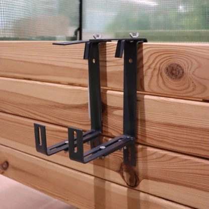 Siena Garden Kastenhalter Gigant Braun 120x90x30 Cm 5 Siena Garden Kastenhalter Gigant Braun 120x90x30 Cm – Bild 3