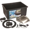 Ubbink Wasserfall Nevada 30 LED - Set Komplett Mit Pumpe 2300 L/h Becken 150 L