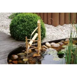 Ubbink Acqua Arte Wasserspiel Bamboo, Wasserschaukel H 66 X 39 X 30 Cm -Günstiges Heissner Geschäft 8711465216029 3411 9