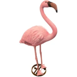 Ubbink Teichfigur Flamingo Zwei Füße Inkl. Erdspieß H 90 Cm