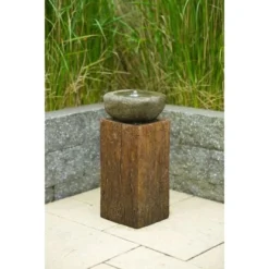 Ubbink Acqua Arte Wasserspiel Nashville Mit LED-Beleuchtung H 51 X 24 X 24 Cm -Günstiges Heissner Geschäft 8711465871105 3411 1