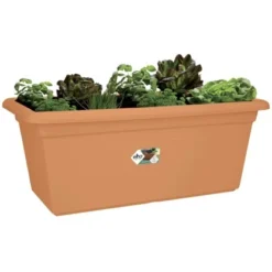 Elho Übertopf Green Basics Eckig 34,5 Cm X 77 Cm Mild Terra -Günstiges Heissner Geschäft 8711904155056 4667 06