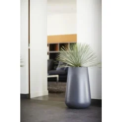Elho Blumentopf Pure Cone Hoch Ø 43 Cm Schwarz -Günstiges Heissner Geschäft 8711904253516 4667 02