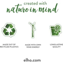 Elho Blumentopf Green Basics Cilinder Ø 64 Cm Laubgrün -Günstiges Heissner Geschäft 8711904301125 4667 03