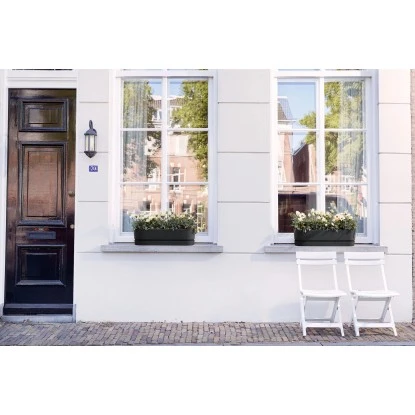 Elho Übertopf Greenville 18,5 Cm X 69 Cm Living Schwarz 4 Elho Übertopf Greenville 18,5 Cm X 69 Cm Living Schwarz – Bild 2