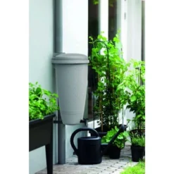 Elho Regentonne Green Basics 35 L Living Beton -Günstiges Heissner Geschäft 8711904361402 4667 01