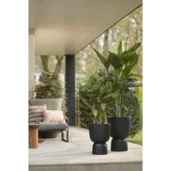 Elho Blumentopf Pure Coupe Ø 34,9 Cm Schwarz -Günstiges Heissner Geschäft 8711904492649 4667 03