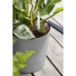 Elho Blumentopf Greensense Rund 30 Cm Light Beton -Günstiges Heissner Geschäft 8711904497187 4667 06