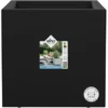 Elho Pflanztopf Vivo Next 30 Cm X 30 Cm X 30 Cm Living Black Mit Rollen