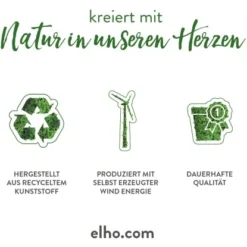 Elho Pflanztopf Vivo Next 30 Cm X 30 Cm X 30 Cm Living Black Mit Rollen -Günstiges Heissner Geschäft 8711904499266 4667 06