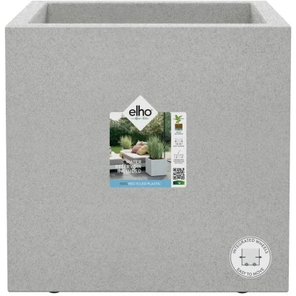 Elho Pflanztopf Vivo Next 30 Cm X 30 Cm X 30 Cm Living Beton Mit Rollen 3 Elho Pflanztopf Vivo Next 30 Cm X 30 Cm X 30 Cm Living Beton Mit Rollen