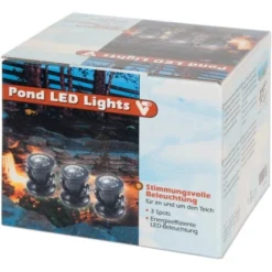 VT LED Teichbeleuchtung Mit 3 Spots Pond LED Lights