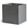 M Collections Pflanztopf Clayfibre Cubi 65 Cm X 65 Cm Grau
