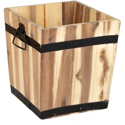 M Collections Pflanzkasten Acacia Barrel 33 Cm X 33 Cm Natur FSC® 3 M Collections Pflanzkasten Acacia Barrel 33 Cm X 33 Cm Natur FSC®