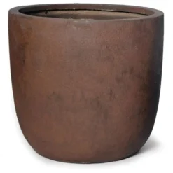 M Collections Pflanztopf Texas Egg Pot 51 Cm X 51 Cm Rost