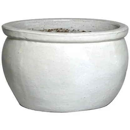 M Collections Pflanztopf Glazed Bavaria 47 Cm X 47 Cm Weiß 3 M Collections Pflanztopf Glazed Bavaria 47 Cm X 47 Cm Weiß