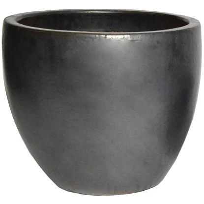 M Collections Pflanztopf Egg Pot Glazed 60 Cm X 60 Cm Matt Schwarz 3 M Collections Pflanztopf Egg Pot Glazed 60 Cm X 60 Cm Matt Schwarz
