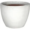 M Collections Pflanztopf Egg Pot Glazed 60 Cm X 60 Cm Weiß -Günstiges Heissner Geschäft 8714075970527 4635 S 01