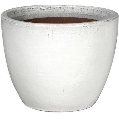 M Collections Pflanztopf Egg Pot Glazed 60 Cm X 60 Cm Weiß 3 M Collections Pflanztopf Egg Pot Glazed 60 Cm X 60 Cm Weiß