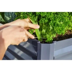 Metall-Hochbeet Anthrazit 150 Cm X 70 Cm X 70 Cm 18 Metall-Hochbeet Anthrazit 150 Cm X 70 Cm X 70 Cm -Günstiges Heissner Geschäft 8714255 3