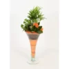 Pflanzenarragement In Trompeten-Vase Topf-Ø Ca. 16 Cm
