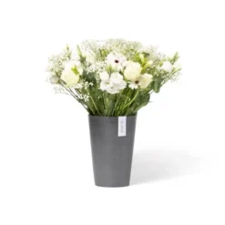 Ecopots Vase Pisa Grau 17,5 Cm X 3 Cm 6 Ecopots Vase Pisa Grau 17,5 Cm X 3 Cm -Günstiges Heissner Geschäft 8 11012100 Pisa17.5Grey 01