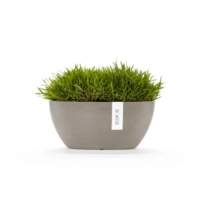 Ecopots Pflanzschale Sofia Braungrau 30 Cm X 130 Cm X 135 Cm 4 Ecopots Pflanzschale Sofia Braungrau 30 Cm X 130 Cm X 135 Cm – Bild 2