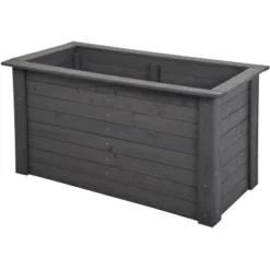 Gaspo Hochbeet Gmünd Vintage-Grau 146 Cm X 74 Cm X 74 Cm