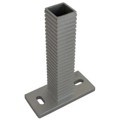 H&S H+S Dübelplatte Alu Säule Uni Alu/Uli 2 Loch 3 H&S H+S Dübelplatte Alu Säule Uni Alu/Uli 2 Loch