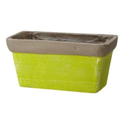 Pflanztopf Rechteckig 15 Cm X 30 Cm Grün