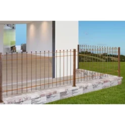 Eleo Gartenzaun Como 96 Cm X 90 Cm Unbeschichtet -Günstiges Heissner Geschäft 943552 4915 2