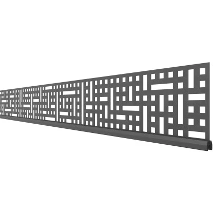 System Dekorprofil Quattro Anthrazit Flach 180 Cm 3 System Dekorprofil Quattro Anthrazit Flach 180 Cm