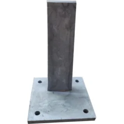 Elephant Stellfuß Für Alupfosten Für Elementzäune 23 Cm X 15 Cm X 15 Cm