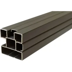 Elephant Zaunpfosten Aluminium Für Steckzäune Anthrazit 180 Cm X 6,8 Cm X 6,8 Cm