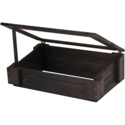 Andrewex Frühbeet-Aufsatz Für Hochbeete Anthrazit 74 Cm X 44 Cm FSC®