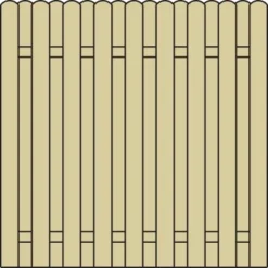 Sichtschutzzaun-Element Lüneburg Druckimprägniert 180 Cm X 180 Cm -Günstiges Heissner Geschäft 9495995 logo 1