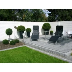 Betonzaun-Platte Steinglatt 200 Cm X 38,5 Cm X 3 Cm