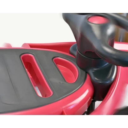 KHW Schlitten Snow Tiger De Luxe Mit Lenkrad Und Kufe Pink 4 KHW Schlitten Snow Tiger De Luxe Mit Lenkrad Und Kufe Pink – Bild 2