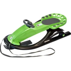 KHW Schlitten Snow Future Mit Teleskoplenkung Und Metallbremsen Grün