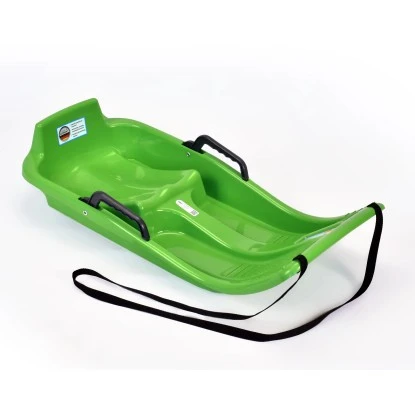 KHW Schlitten Minibob Mit Kunststoffbremsen Grün 4 KHW Schlitten Minibob Mit Kunststoffbremsen Grün – Bild 2