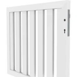 Gartenzaun-Tor Longlife Cara XL Tor Gerade Weiß 90 Cm X 106 Cm