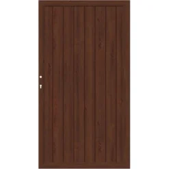 Sichtschutzelement-Tor Longlife Riva Nussbaum Mit Schloss 180 Cm X 98 Cm