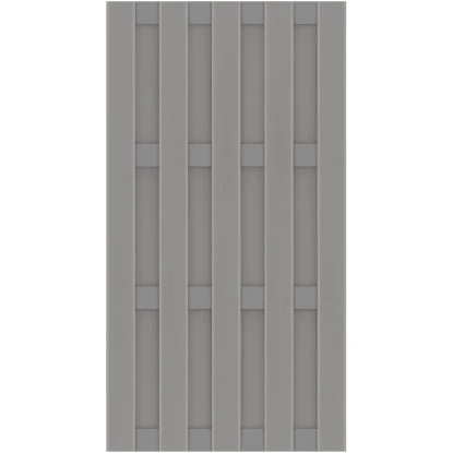 Sichtschutzelement Jumbo WPC Grau Alu-Riegel 179 Cm X 95 Cm 3 Sichtschutzelement Jumbo WPC Grau Alu-Riegel 179 Cm X 95 Cm