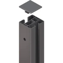 System Klemmpfosten Anthrazit L 230 Cm X 80 Cm X 80 Cm