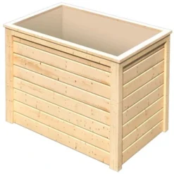 Karibu Hochbeet Fichte Naturbelassen 64 Cm X 98 Cm X 65 Cm
